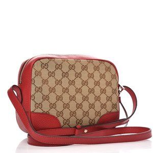 ❌SOLD❌ GUCCI Monogram Mini Bree Messenger Bag Red